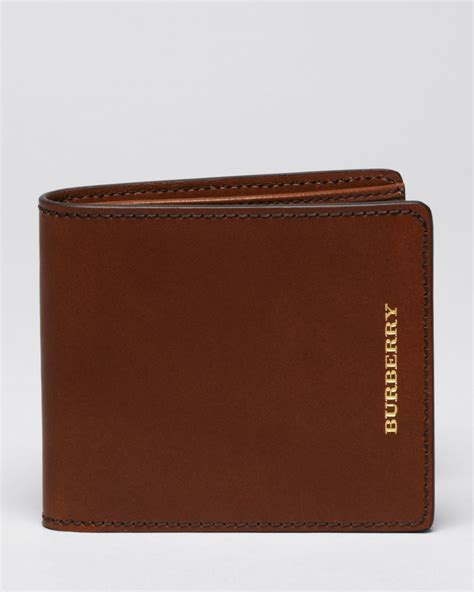 best luxury wallet burberry leather bifold wallet|burberry wallet men's brown.